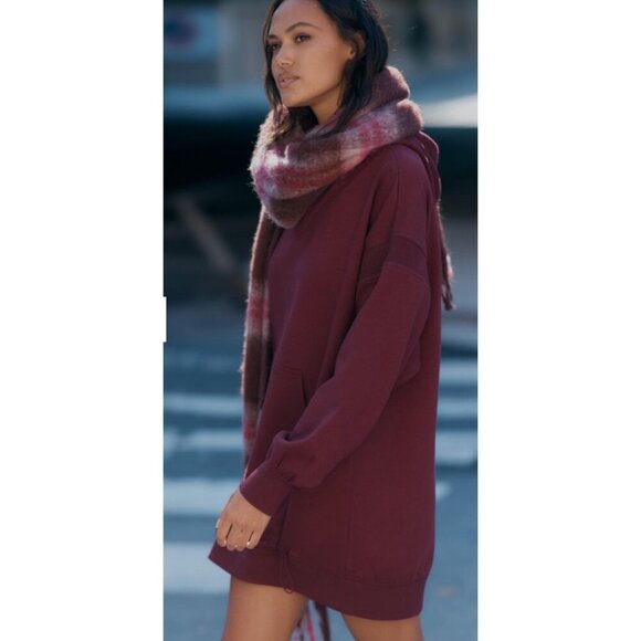 Daily Practice by Anthropologie Hooded Mini Dress Size Medium - Picture 3 of 11